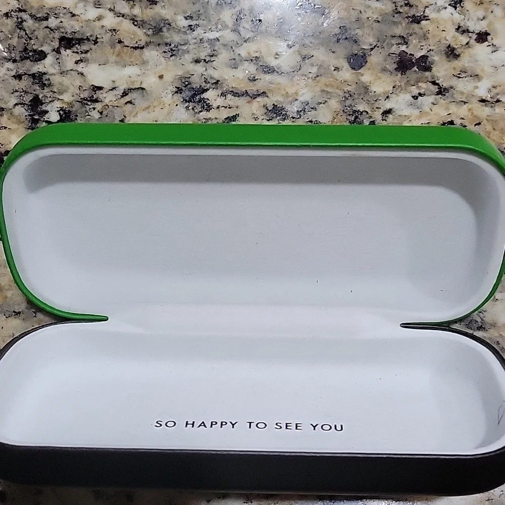 Kate Spade Green Eyeglass Case